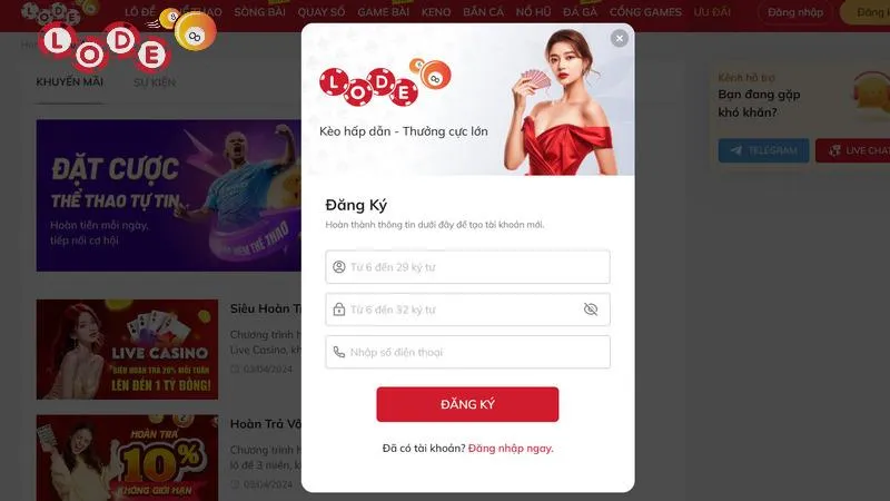 Điền form đăng ký tài khoản siêu dễ hiểu