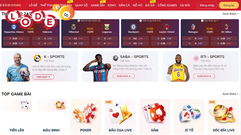 Hệ thống game phong phú, đáp ứng mọi nhu cầu