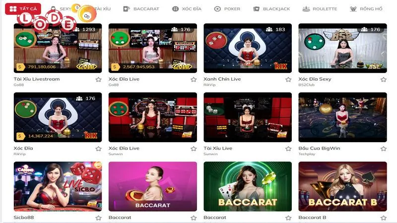 Trải nghiệm Live casino với các dealer siêu nóng bỏng